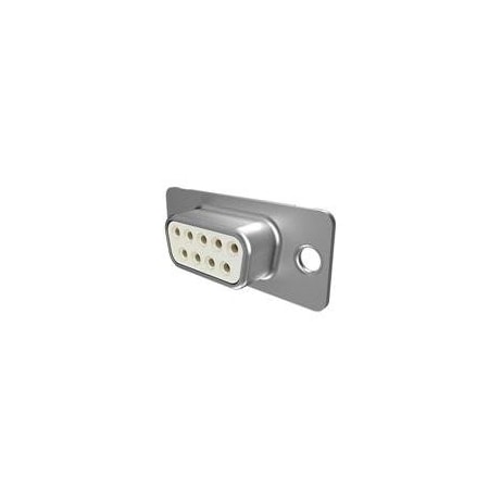 Fci D Subminiature Connector, 9 Contact(S), Female, 0.108 Inch Pitch, Solder Terminal, Locking, Plug DE09S064TLF